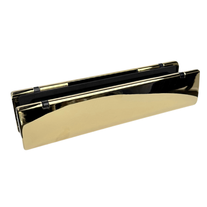 Direkt 12 Inch Heavy Duty Letterbox – Fits 40-80mm Door Thickness, Durable & Secure Mail Slot