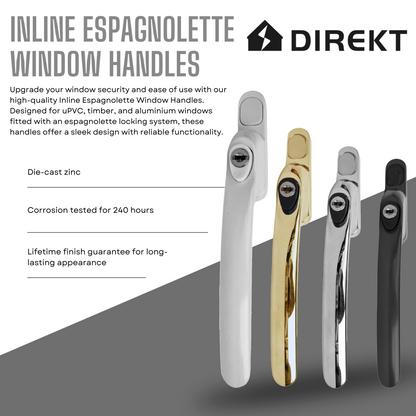 Direkt Inline Espagnolette Window Handles