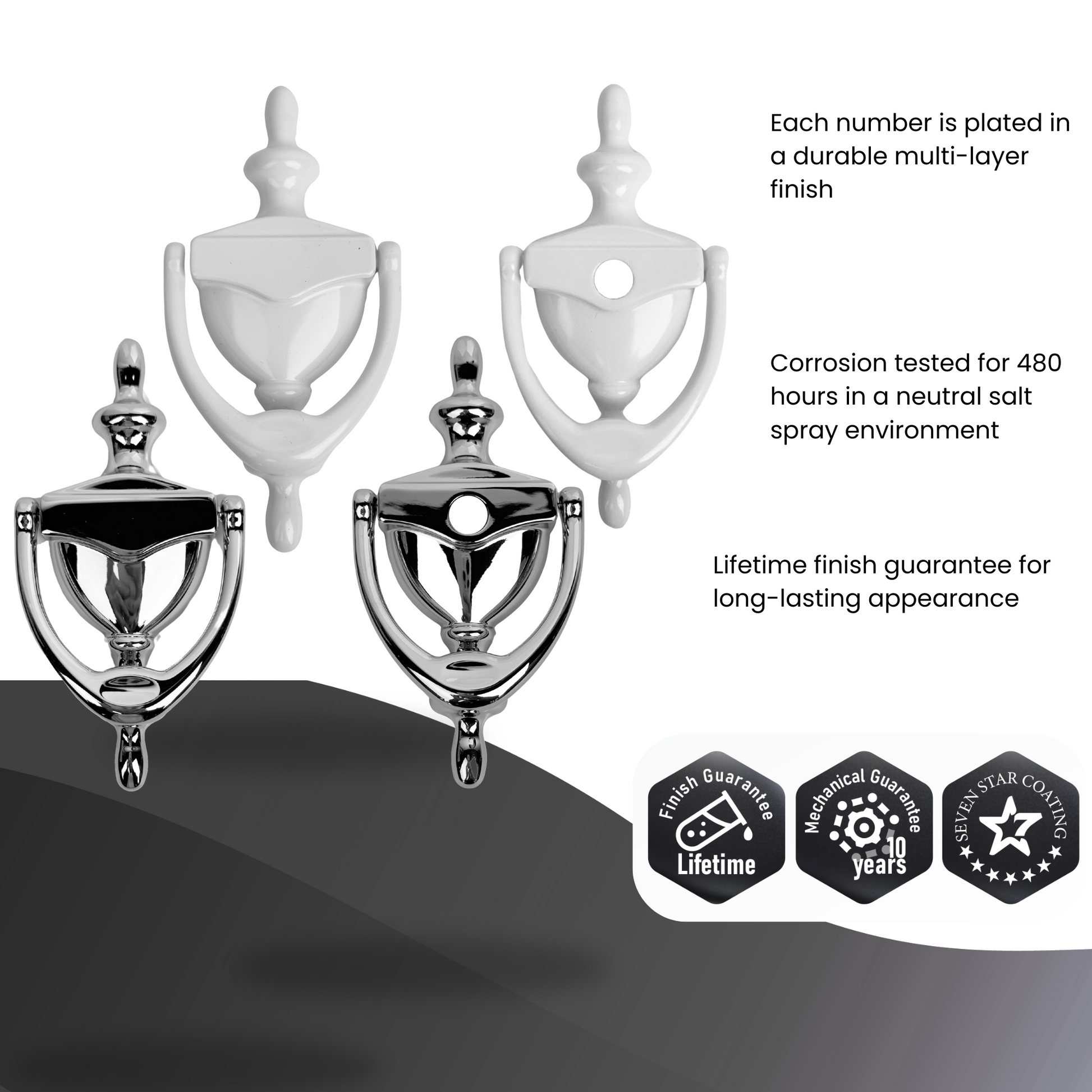 Direkt Door Knocker With Or Without Spy Hole