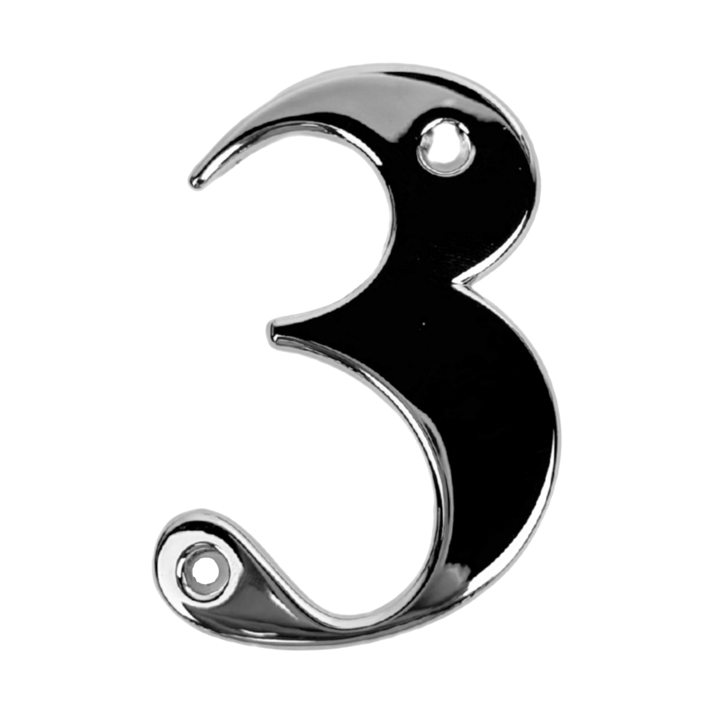 Direkt Door Numbers Chrome