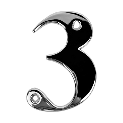 Direkt Door Numbers Chrome