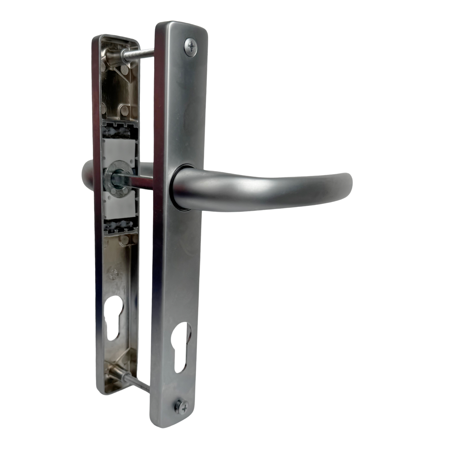 Direkt Inline Lever Lever uPVC Door Handle – Sprung, 92PZ, 215mm Screw Centres