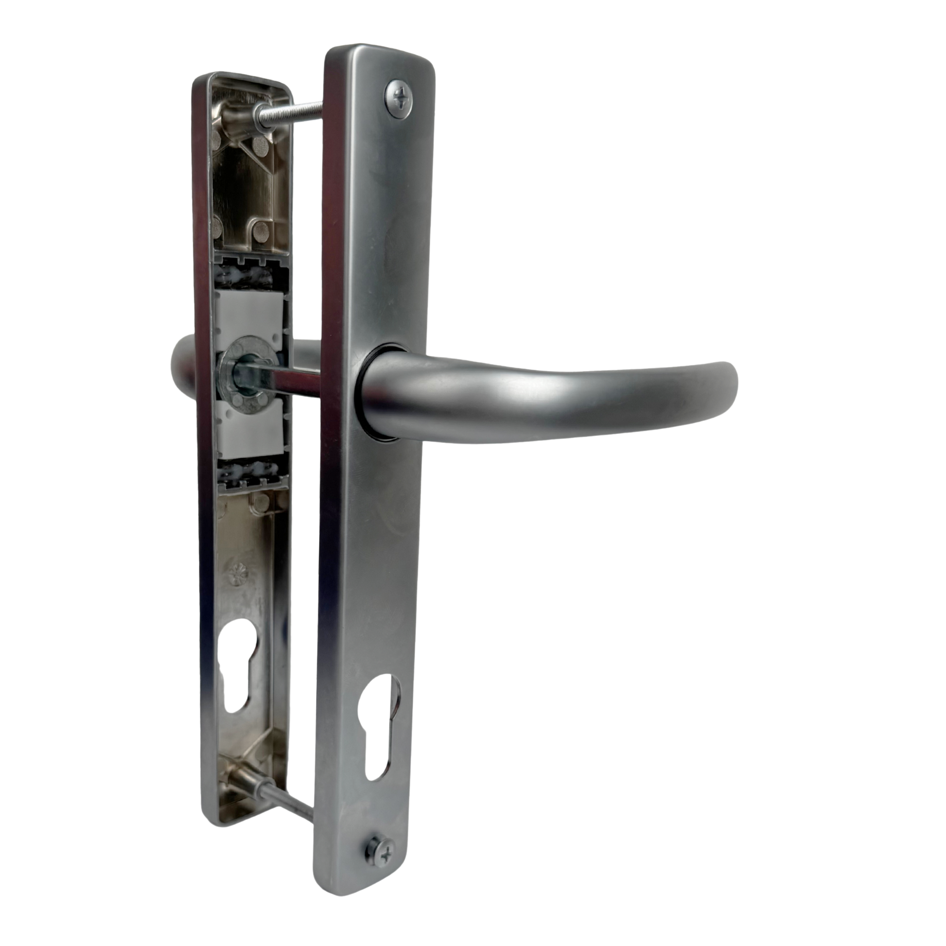 Direkt Inline Lever Lever uPVC Door Handle – Sprung, 92PZ, 215mm Screw Centres