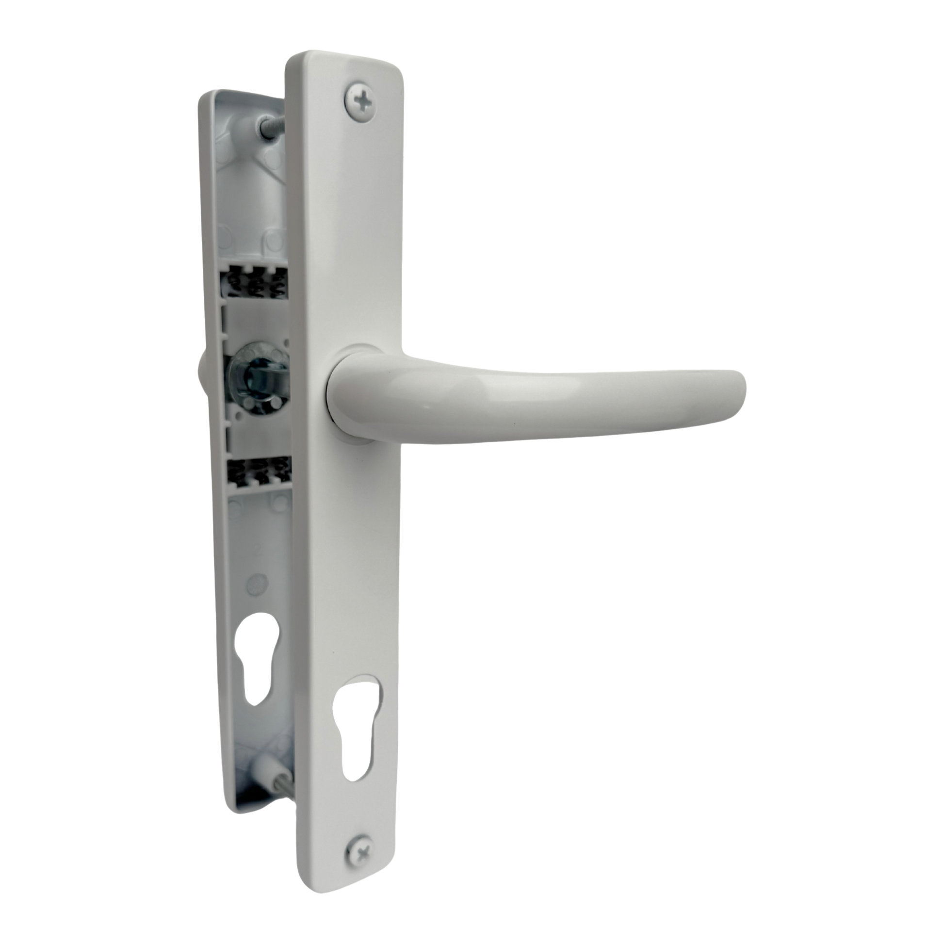 Direkt Inline Lever Lever uPVC Door Handle – Sprung, 92PZ, 215mm Screw Centres