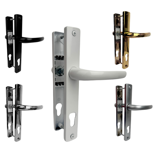 Direkt Inline Lever Lever uPVC Door Handle – Sprung, 92PZ, 215mm Screw Centres